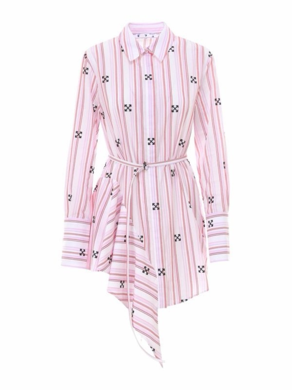 Authentic off white Chemise - A Rayures